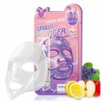 [Elizavecca] НАБОР Тканевая маска для лица ФРУКТЫ Fruits Deep Power Ringer Mask Pack, 1 шт