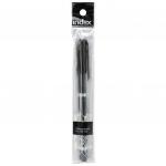 Ручка гелевая, 0,7 мм, черный цв., пластик корп., INDEX, REED, пакет с е/п