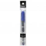 Ручка гелевая, 0,7 мм, синий цв., пластик корп., INDEX, REED, пакет с е/п