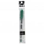 Ручка гелевая, 0,7 мм, зеленый цв., пластик корп., INDEX, REED, пакет с е/п