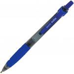 Ручка гелевая автоматическая, 0,7 мм, синий цв., грип, пластик корп., INDEX, MAJESTIC