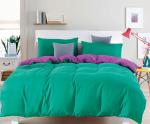 Комплект постельного белья Однотонный Двухцветный OD012