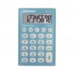 Калькулятор карманный 8-разр., синий пластик, разм.93х62х10 мм