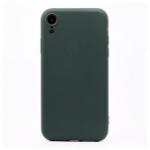 Чехол-накладка [ORG] Full Soft Touch для Apple iPhone XR (dark green) 115073