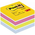 Бумага для заметок с липким слоем POST-IT,4-х цветный, 51х51 мм,мини-куб ultra,400 листов