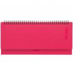 Планинг BASIC, евроспираль, датир.,2020, 128с., ф.290х105мм, пурпурно-красный