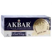 AKBAR Earl Grey черный чай, 25 пак.