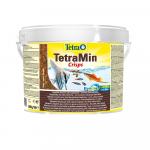 TetraMin Crisps 10 л Основной корм (чипсы) для всех видов аквариум 139497