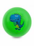 Мяч детский 15см зеленый с Динозавром