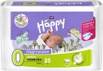 Подгузники детские "bella baby Happy" Before Newborn, 25 шт./уп., вес менее 2 кг (с эластичными боковинками)