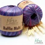 Пряжа FIBRA NATURA Raffia Multi моток, 35 г