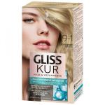 Стойкая краска для волос GLISS KUR Уход & Увлажнение 9-1 Холодный блонд  142,5 мл