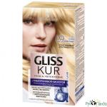 Стойкий осветлитель для волос GLISS KUR Уход & Увлажнение L9 Платиновый ультраблонд  142,5 мл + 10 г