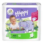 Подгузники детские "bella baby Happy" Maxi, 12 шт./уп., вес 8-18 кг (с эластичными боковинками) (Егорьевск)