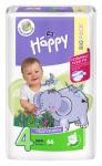 Подгузники детские "bella baby Happy" Maxi, 66 шт./уп., вес 8-18 кг (с эластичными боковинками) (Егорьевск)