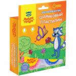 Пластилин шариковый Мульти-Пульти Енот в Перу, 04 цв., крупнозерн., незастывающий, европодвес, MF_10692