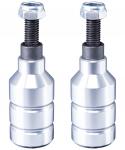 Набор пегов для трюкового самоката Drop Alu Silver, 2 шт.