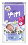 Подгузники детские "bella baby Happy" Newborn, 42 шт./уп., вес 2-5 кг (с эластичными боковинками)