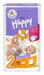 Подгузники детские "bella baby Happy" Mini, 38 шт./уп., вес 3-6 кг (с эластичными боковинками)