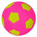 Мяч футбольный 14 см розовый