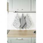 PROVANCE Сердца Комплект полотенец кухонных 3шт, 100% хлопок, 40х60см, 2 цвета