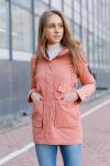 Женская куртка 2092-X73 персиковая
