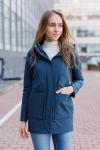 Женская куртка 2092-M149 синяя
