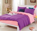 Комплект постельного белья Однотонный Двухцветный OD016