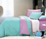 Комплект постельного белья Однотонный Двухцветный OD035