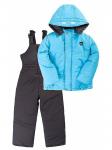 OP003K комплект детский (куртка+полукомбинезон), серо-голубой