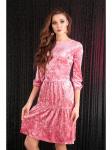 Нарядное платье 2456-розовый, Мода-Юрс