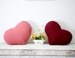 Декоративная подушка-сердце "Анита"-5, бордовый                             (DP-S.A-5)