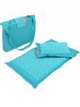 Набор массажный коврик и подушка Comfox Premium бирюзовый