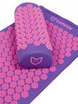 Набор массажный коврик и подушка Comfox Classic фиолетовый