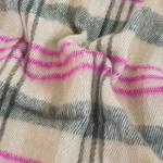 Одеяло п/ш (полушерсть) детское 420 гр/м2 полоса цвет розовый