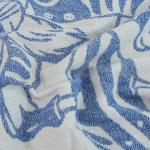 Одеяло детское байковое жаккардовое 100/140 см коты цвет синий