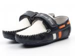 WZ7099-7T WHITE/NAVY/ORANGE Полуботинки детские (искусственные материалы)