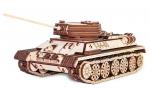 ***Сборная модель из дерева EWA Танк Т-34-85 механический