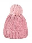 HT1805-1 шапка женская, розовая