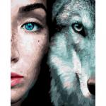 Голубоглазая девушка и волк
