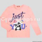Лонгслив для девочки Let's Go
