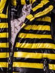 Куртка осенняя для девочки, пчелка, черный