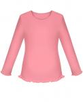 Коралловая школьная блузка для девочек