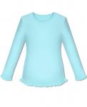Голубая школьная блузка для девочки