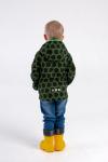 Куртка для мальчика Softshell чёрно-зелёный Спиннер