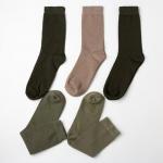 Набор мужских носков KAFTAN, р. 41-44 (27-29 см), 5 пар, цв. зеленый