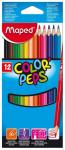 Цветные карандаши 12 цв. в картонном футляре