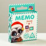 Настольная игра «Мемо Зимняя», 28 карт