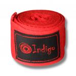 Бинт боксёрский INDIGO х/б, нейлон 1115, 3,5 м Красный