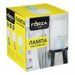 FORZA Лампа настольная, 27см, E14, 40 Вт, керамика, текстиль, 3 цвета